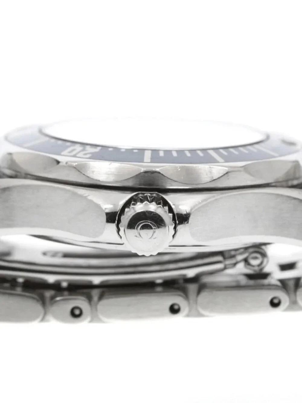 OMEGA Seamaster300 2583.80 Date Navy Dial Quartz Ladies Watch_965205
